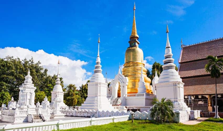 Khám phá chùa nổi tiếng cổ kính ở Chiang Mai: Wat Suan Dok